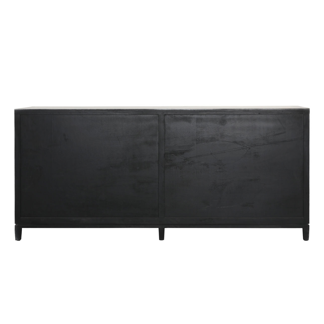 Light Warm Wash Finish Pine Wood Sideboard 79 in Wide