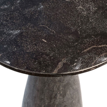 Washed Black Stone Finish Bluestone Table 14 in Wide