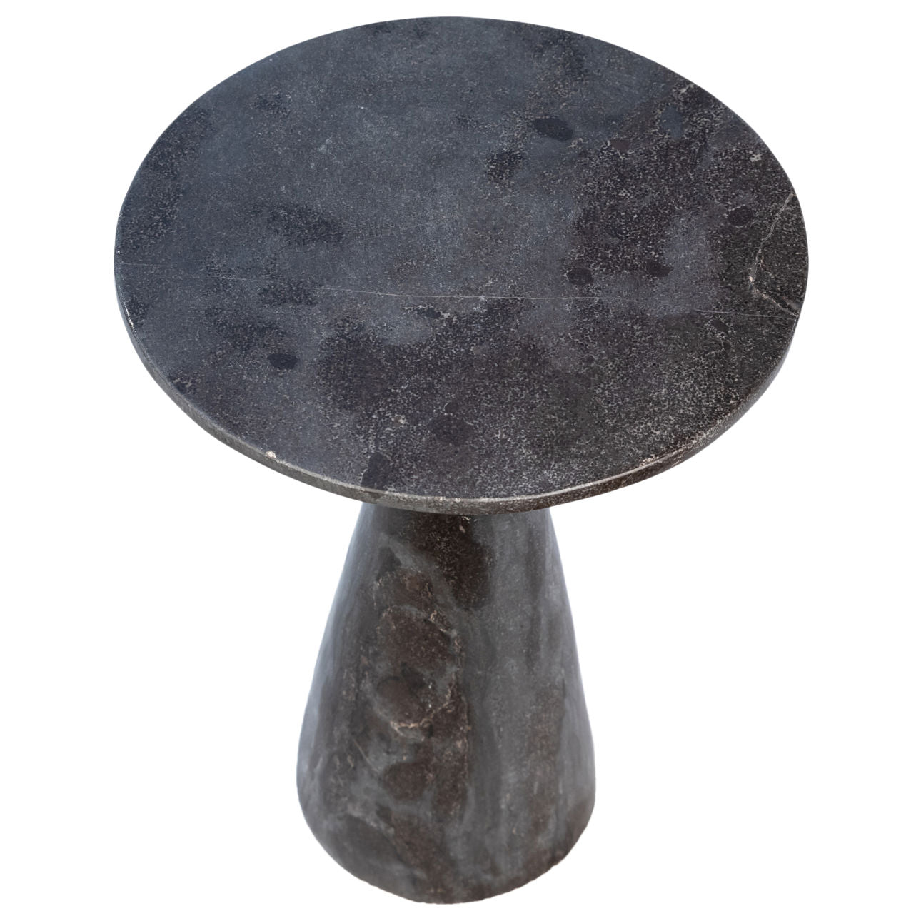 Washed Black Stone Finish Bluestone Table 14 in Wide