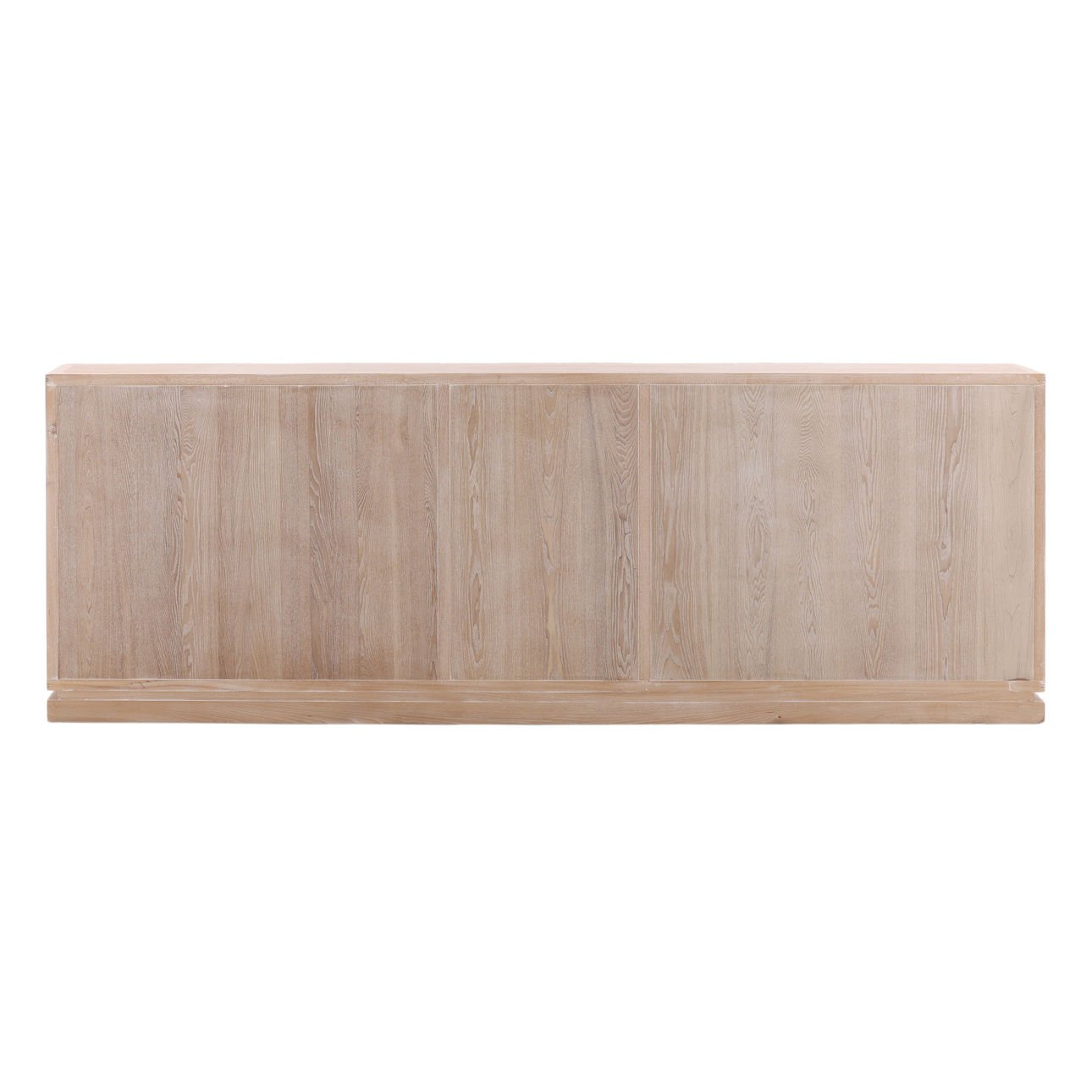 Whitewash Elm Wood Sideboard 106.5 in Wide
