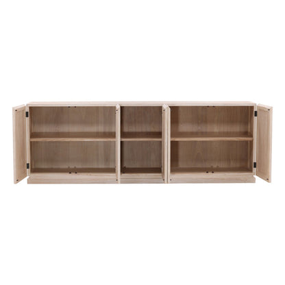 Crafted Elm Wood Cabinet