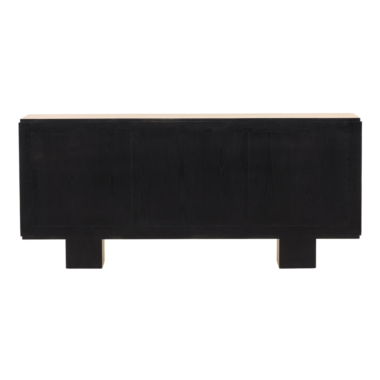 Light Natural Oak Wood Sideboard 73 in Wide