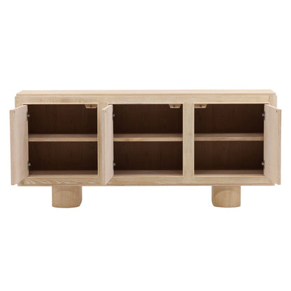 Crafted Oak Wood Cabinet