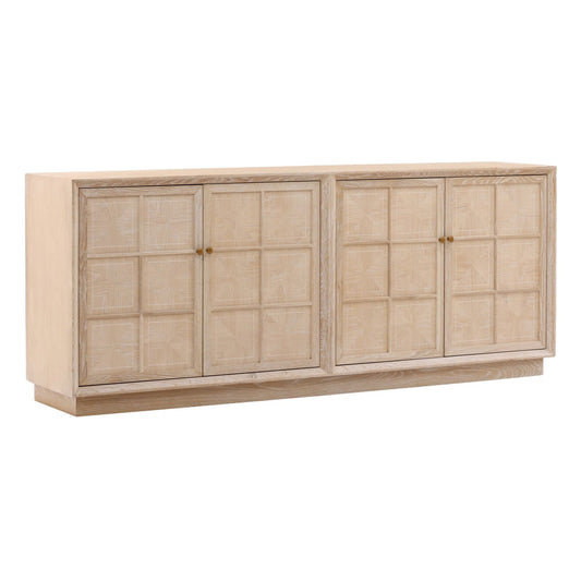 Elevated Oak Wood Cabinet