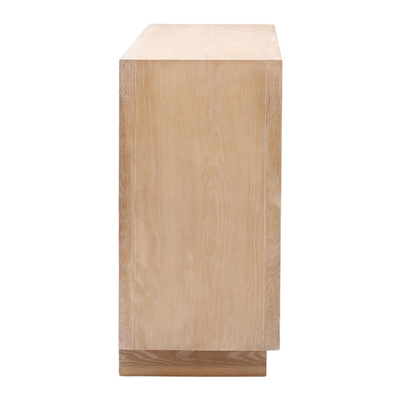 Light Natural Oak Wood Sideboard 86.5 in Wide
