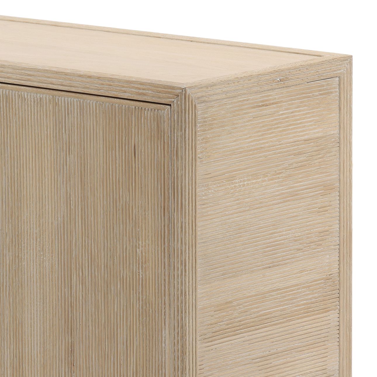 Light Natural Oak Wood Sideboard 98 in Wide