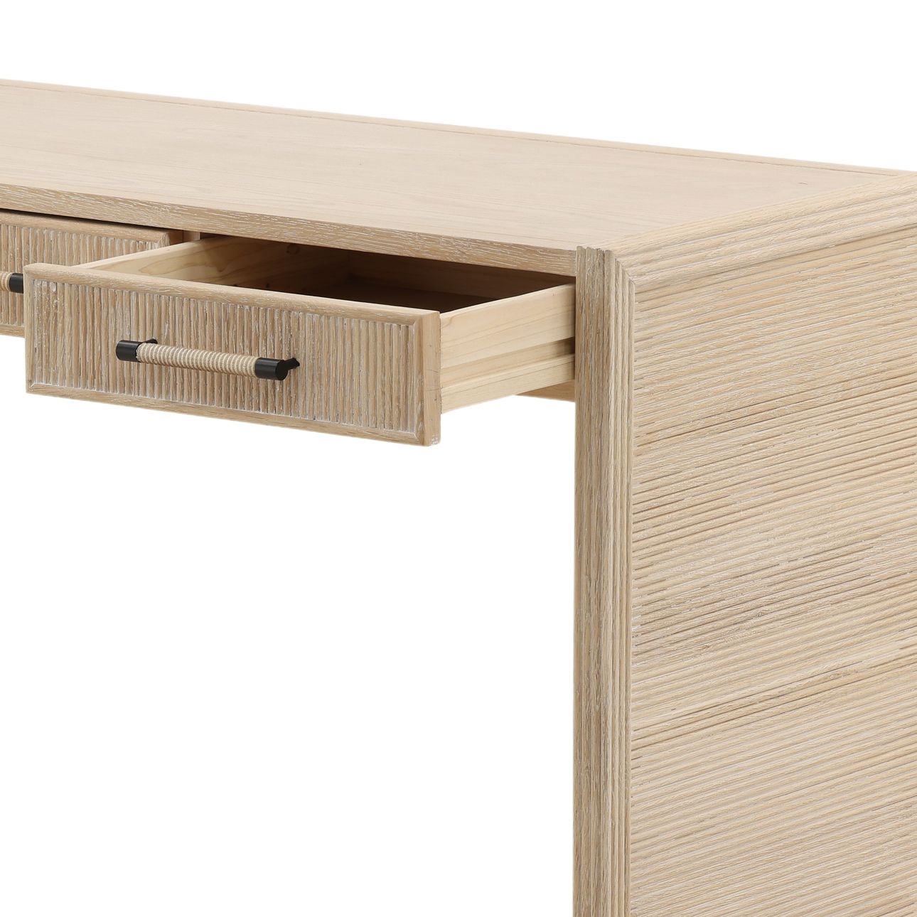 Light Natural Oak Wood Desk 50 in Wide