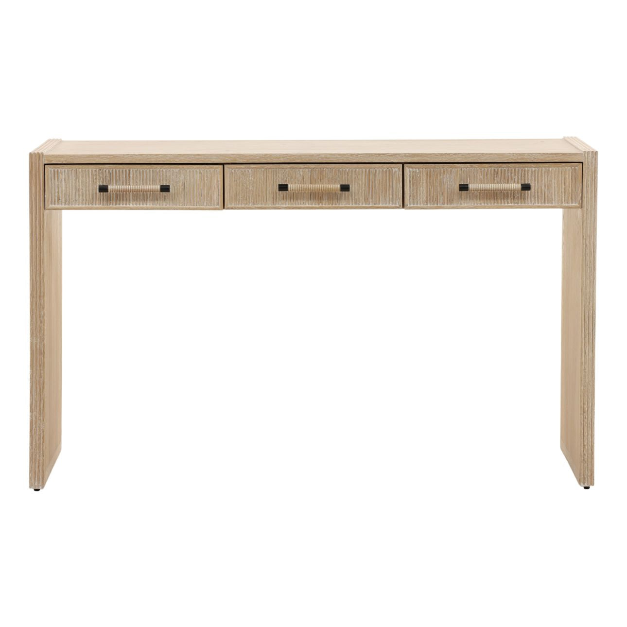 Light Natural Oak Wood Desk 50 in Wide