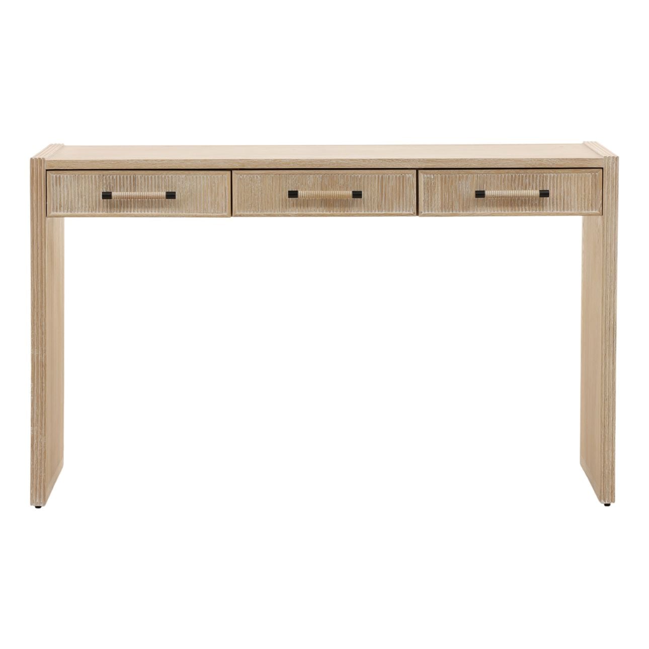 Light Natural Oak Wood Desk 50 in Wide