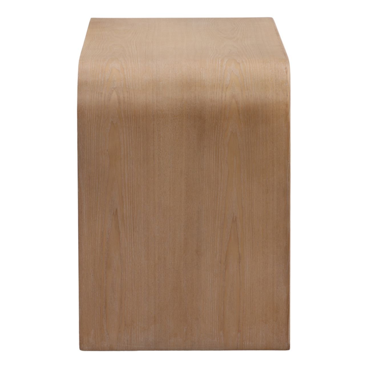 Light Natural Elm Wood Desk 55 in Wide