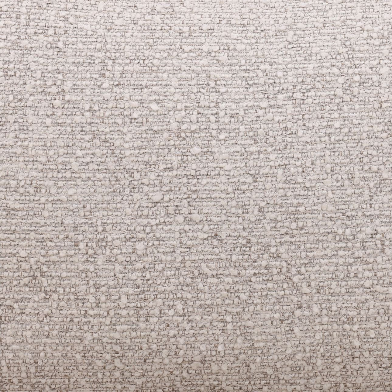 Cream and Light Natural Basketweave Fabric and Mindi Wood Chair 26.5 in Wide