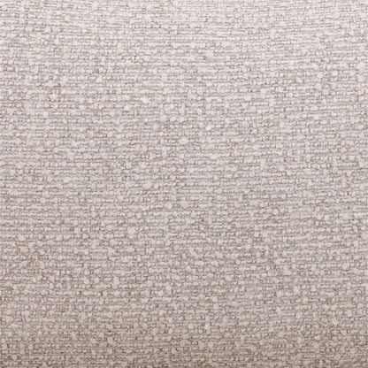 Cream and Light Natural Basketweave Fabric and Mindi Wood Chair 26.5 in Wide