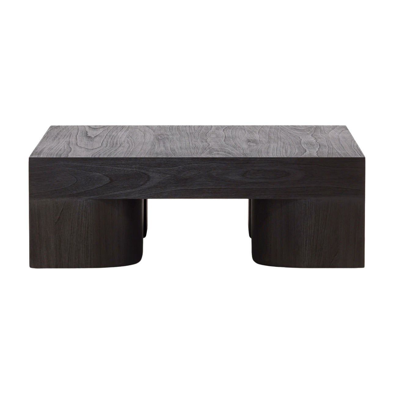 Dark Brown Mindi Wood Veneer Table 47 in Wide