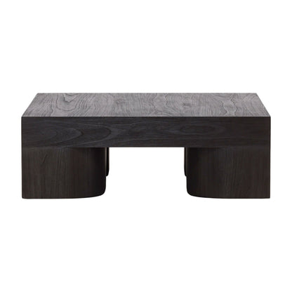 Dark Brown Mindi Wood Veneer Table 47 in Wide