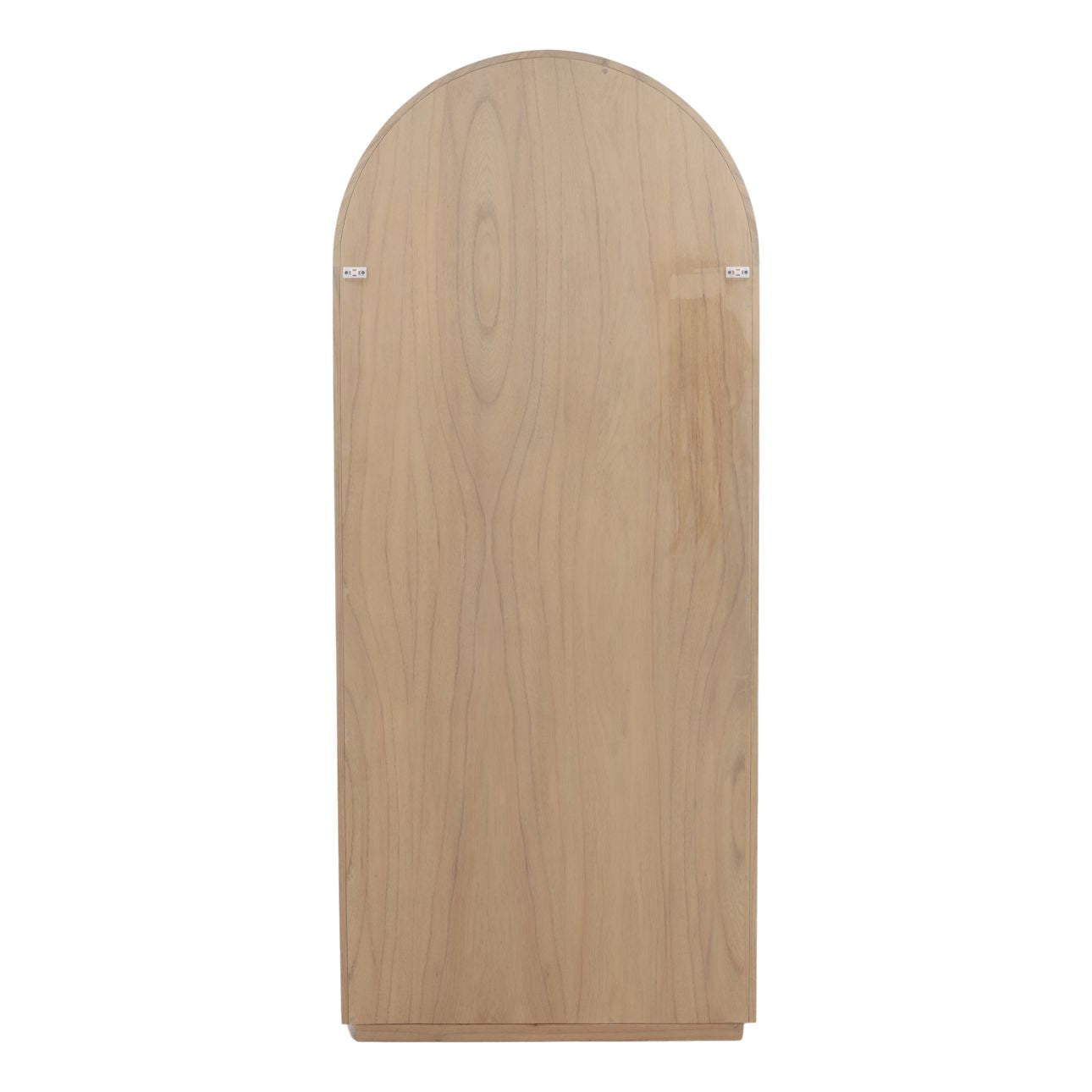 Light Natural Mindi Wood Veneer Cabinet 34.5 in Wide