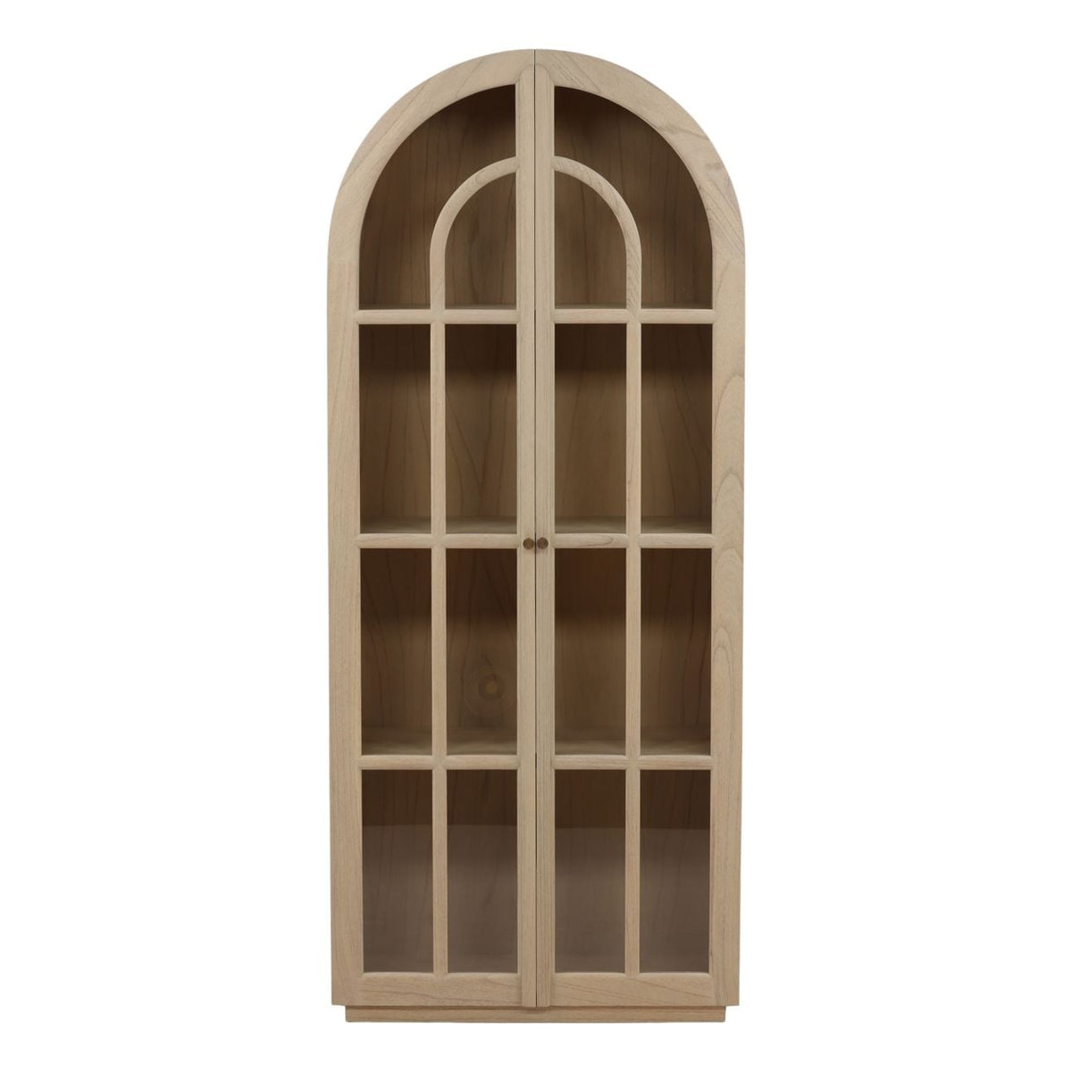Elevated Mindi Wood Veneer Cabinet