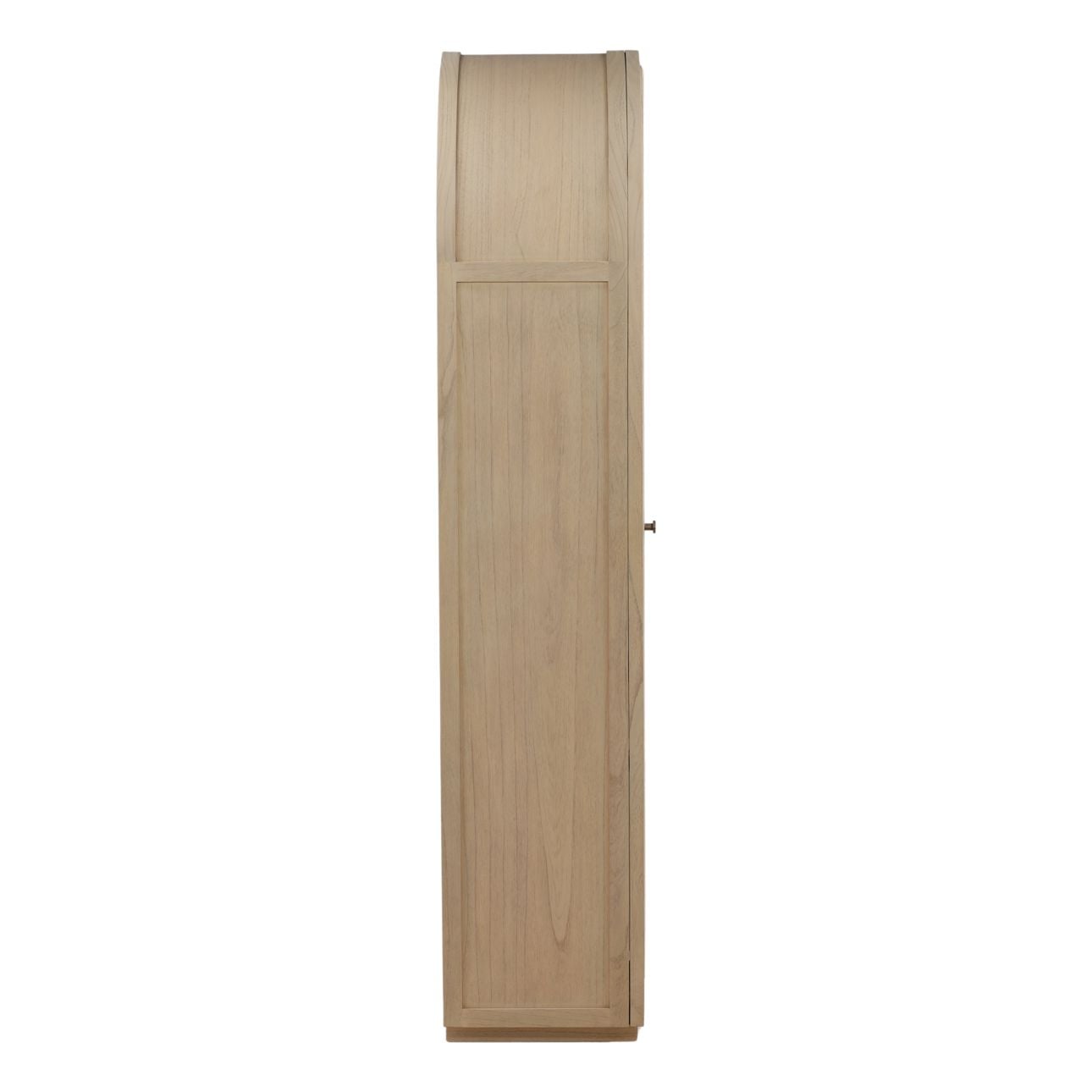 Light Natural Mindi Wood Veneer Cabinet 34.5 in Wide