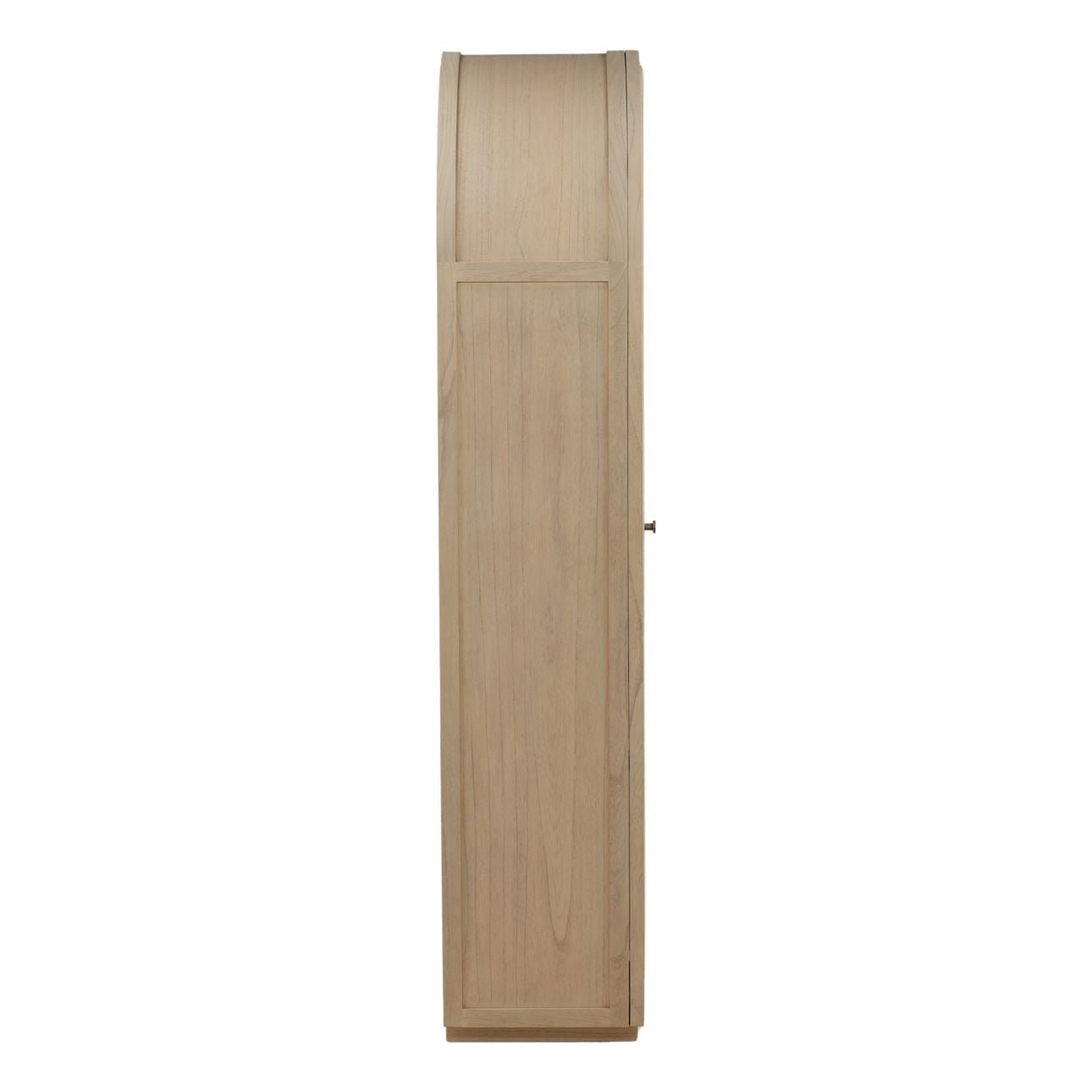 Light Natural Mindi Wood Veneer Cabinet 34.5 in Wide