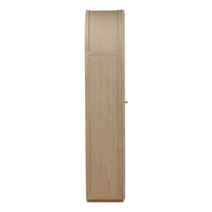 Light Natural Mindi Wood Veneer Cabinet 34.5 in Wide