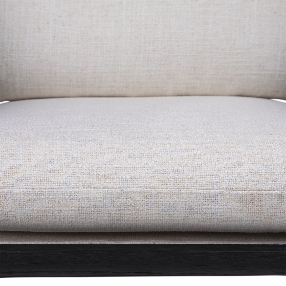 Refined Mindi Wood and Polyester Blend Upholstery Home Accent