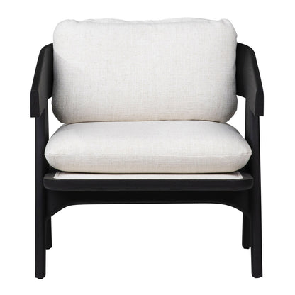 Refined Mindi Wood and Polyester Blend Upholstery Home Accent