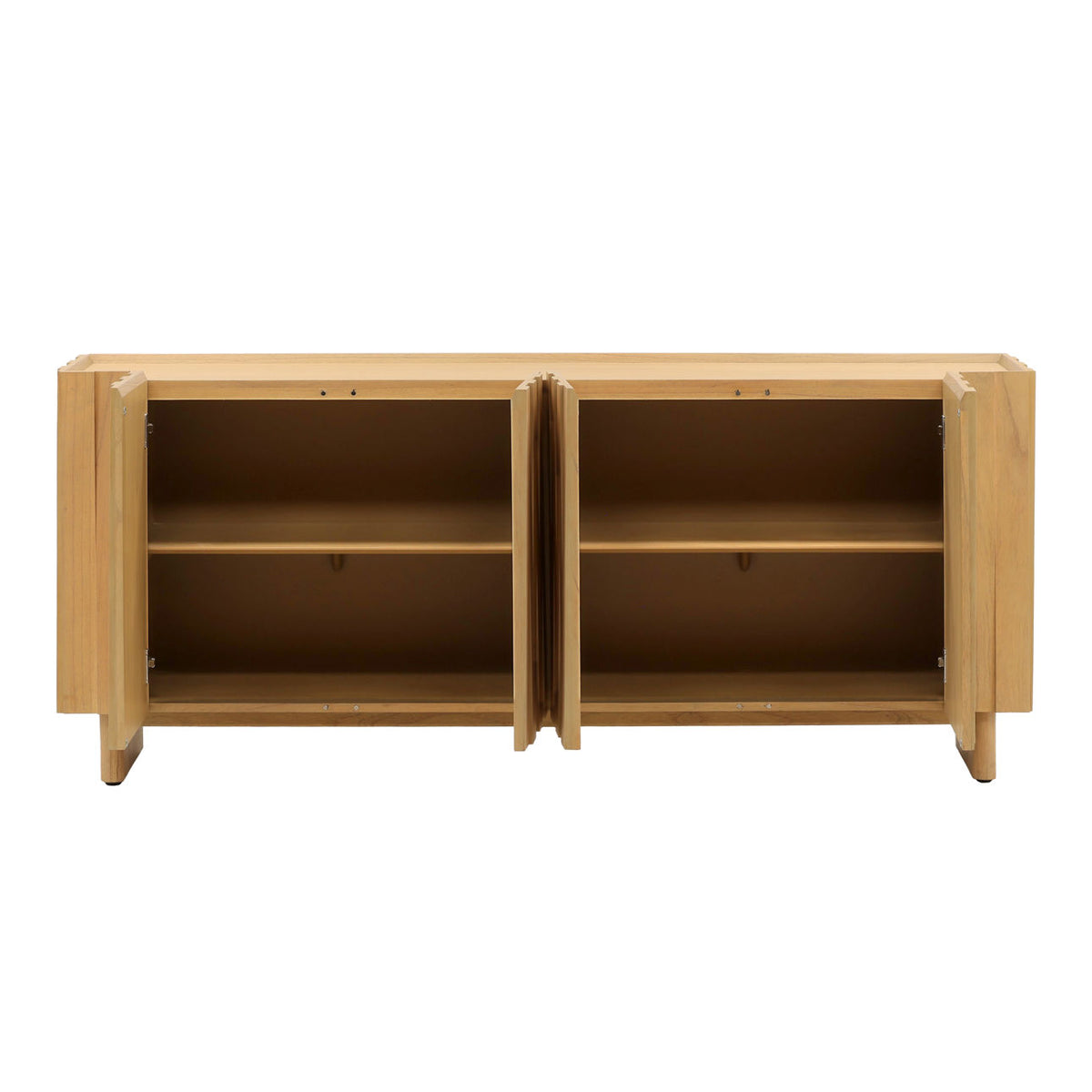 Heritage Mindi Wood and Veneer Cabinet