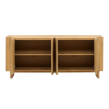 Heritage Mindi Wood and Veneer Cabinet