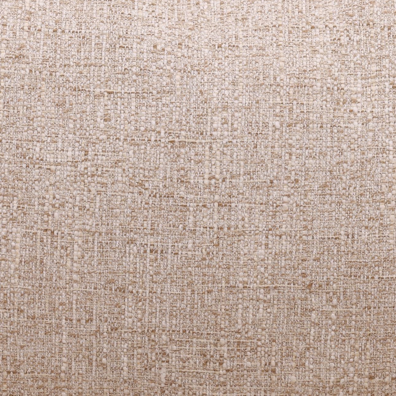 Field Fawn and Natural Tweed Fabric, Mindi Wood and Rattan Chair 28 in Wide