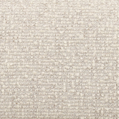 Barley Cream, Brown and Bronze Boucle Fabric, Mindi Wood and Iron Chair 28 in Wide