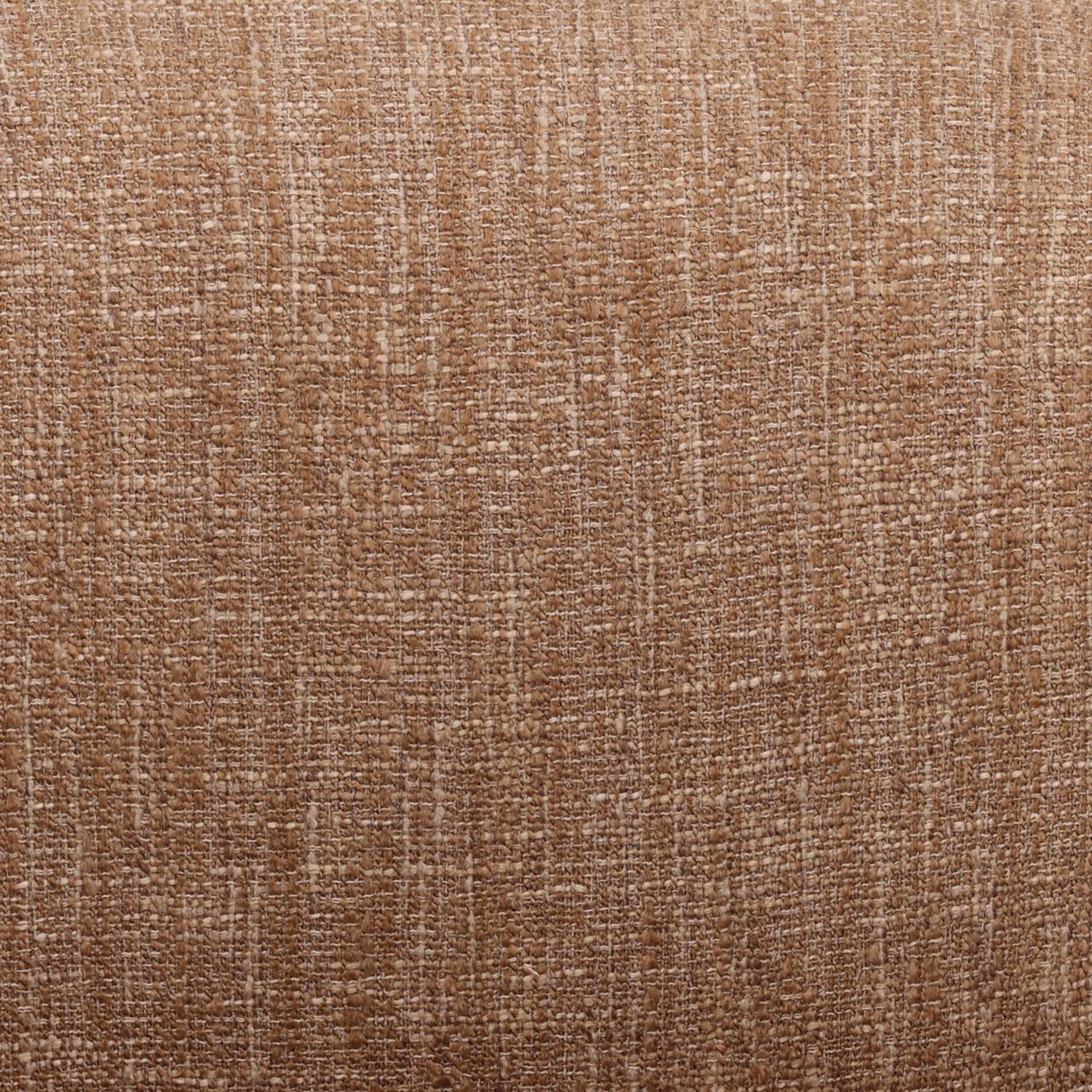 Brown and Dark Brown Burlap Fabric and Mindi Wood Chair 35 in Wide