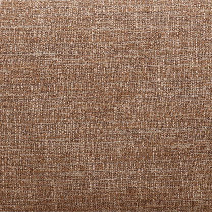Brown Burlap Fabric and Mindi Wood Chair 21 in Wide