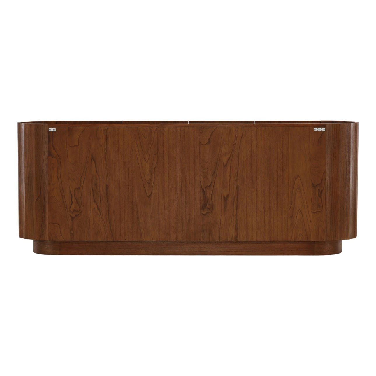 Brown Mindi Wood Veneer Sideboard 87 in Wide