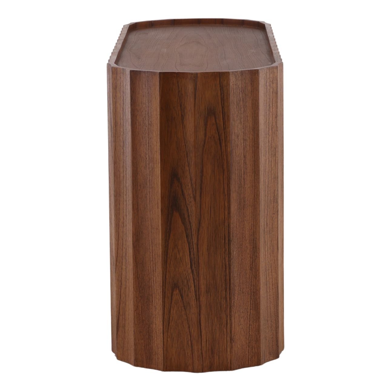 Brown Mindi Wood Veneer Table 59.5 in Wide