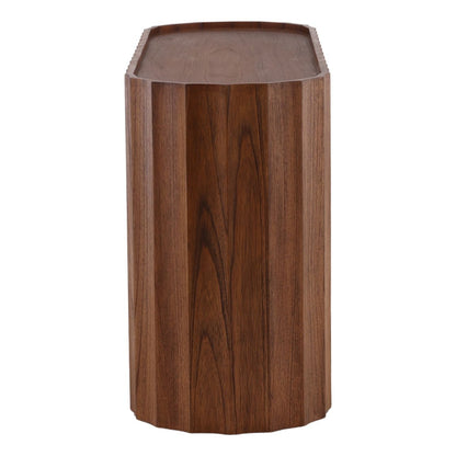 Brown Mindi Wood Veneer Table 59.5 in Wide