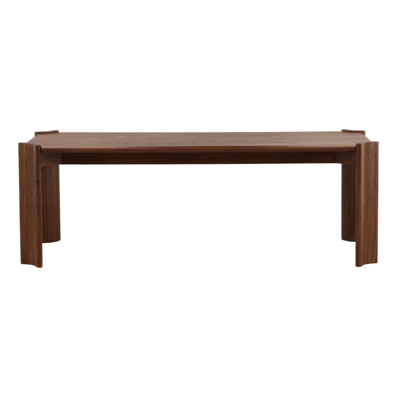 Brown Mindi Wood Veneer Table 88 in Wide