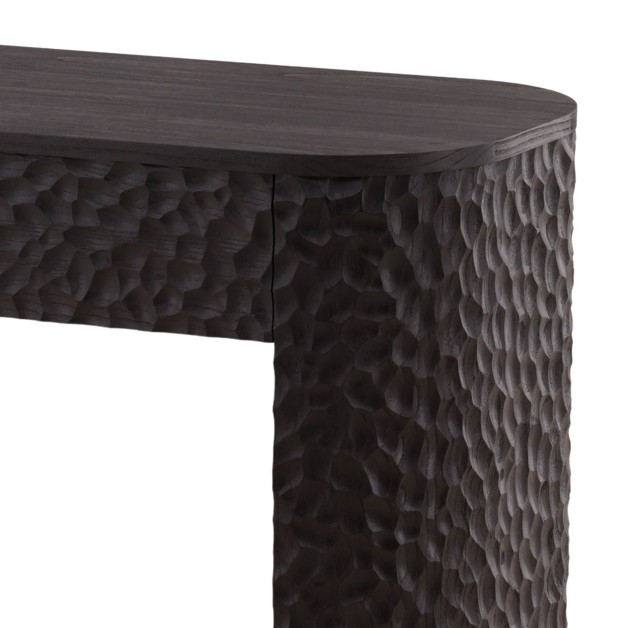 Dark Brown Sungkai Wood Table 55 in Wide