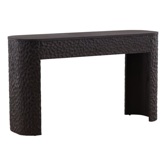 Dark Brown Sungkai Wood Table 55 in Wide