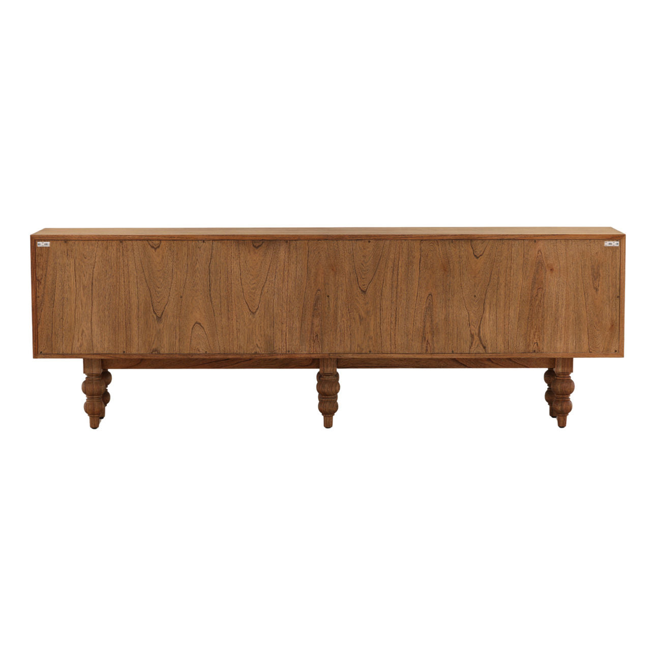 Brown Mindi Wood Veneer Sideboard 96.5 in Wide