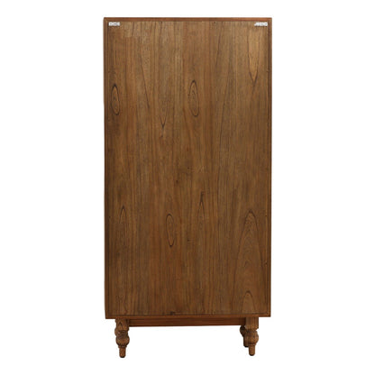 Brown Mindi Wood Veneer Cabinet 38 in Wide