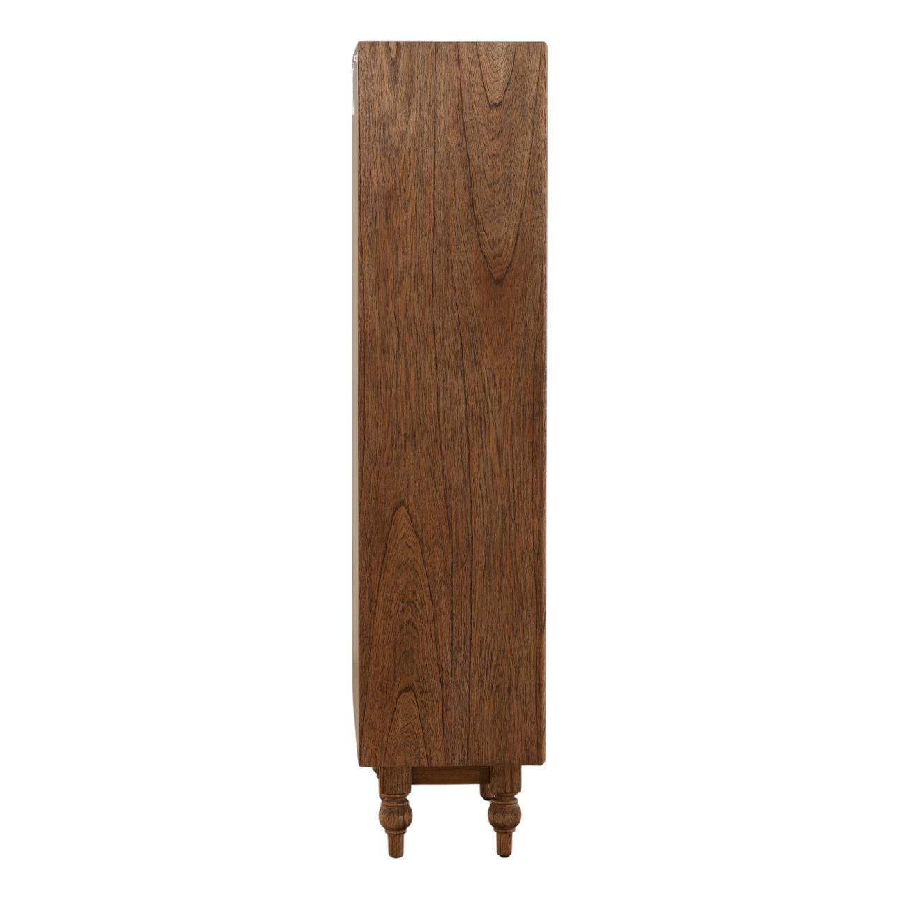 Brown Mindi Wood Veneer Cabinet 38 in Wide