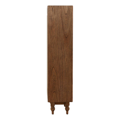 Brown Mindi Wood Veneer Cabinet 38 in Wide