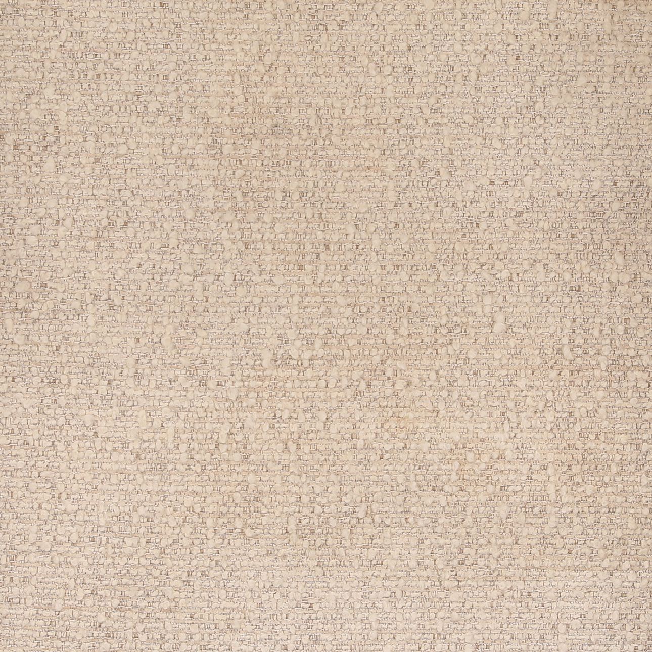 Barley Cream and Brown Boucle Fabric and Mindi Wood Chair 34.5 in Wide