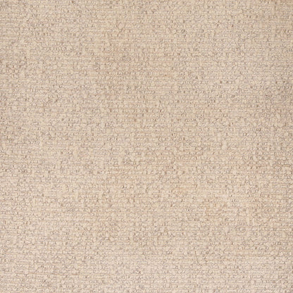 Barley Cream and Brown Boucle Fabric and Mindi Wood Chair 34.5 in Wide