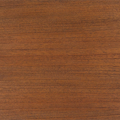 Brown Mindi Wood, Veneer and Glass Sideboard 96 in Wide