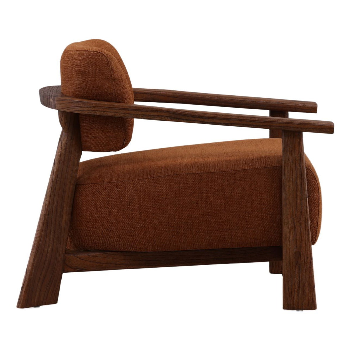 Heritage Basketweave Fabric and Mindi Wood Home Accent
