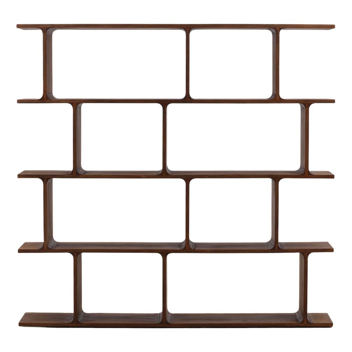 Crafted Mindi Wood and Veneer Bookcases & Shelving
