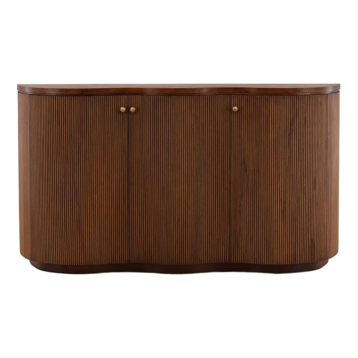 Heritage Mappa Burl and Mindi Wood Veneer Cabinet