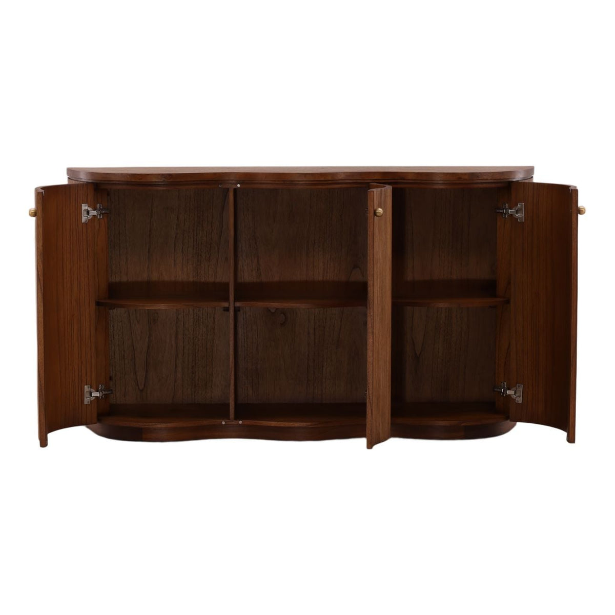 Heritage Mappa Burl and Mindi Wood Veneer Cabinet
