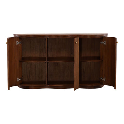 Heritage Mappa Burl and Mindi Wood Veneer Cabinet