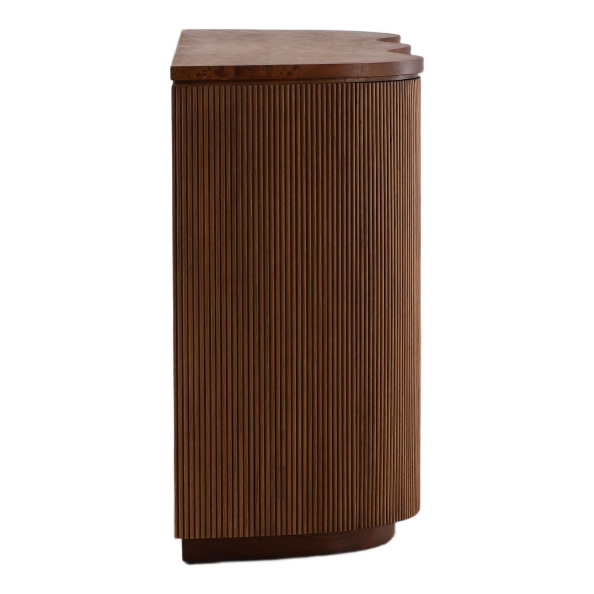 Heritage Mappa Burl and Mindi Wood Veneer Cabinet